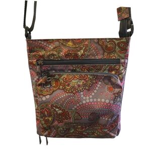 Paisley Crossbody Bag with Bohemian Pattern